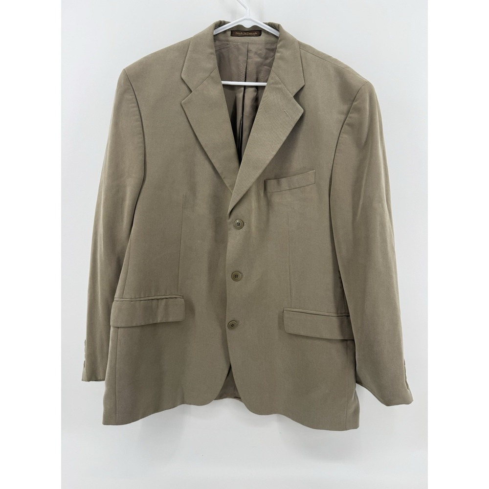 Lauren Ralph Lauren Mens Blazer Sports Coat Sz 44R Brown/Tan/Beige Super Soft